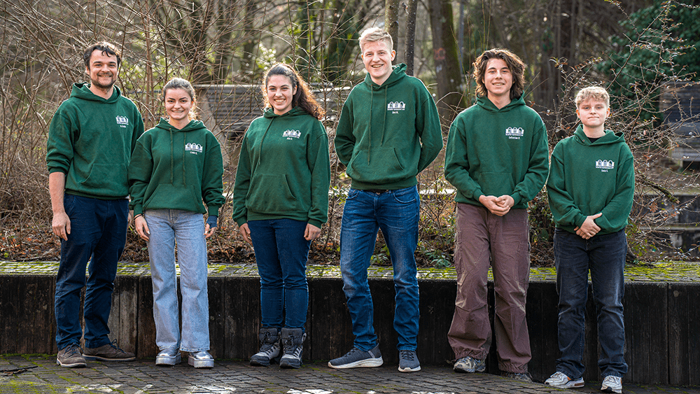 Die Schülersprecher und Verbindungslehrer des Scheffel