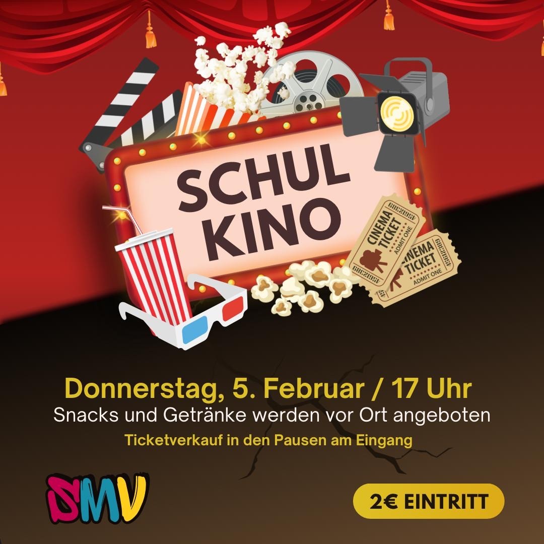 Werbeplakat Schulkino