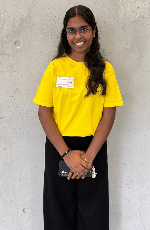 Harini Prathaban NO Scheffel-Schülerin Harini Prathaban bei der Neuro-Olympiade